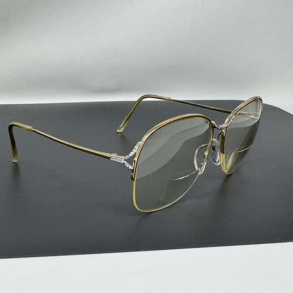Logo Paris 12 644 000 Vintage Gold EYEGLASSES FRAMES 54 [] 15 125 Germany - Picture 6 of 16